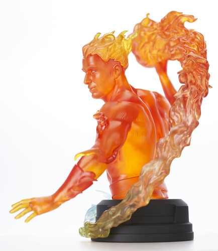 FIGURA MINI BUSTO DIAMOND MARVEL COMIC HUMAN TORCH 1/6 SCALE