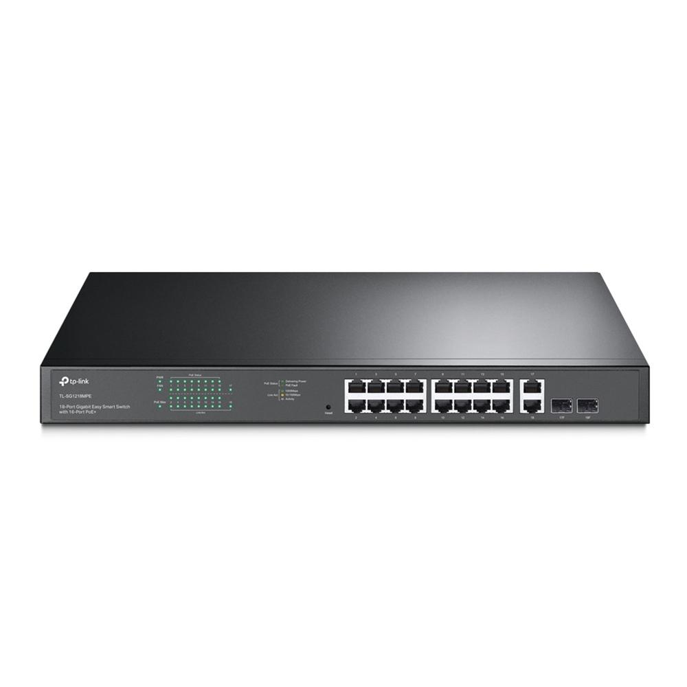 SWITCH TP-LINK TL-SG1218MPE 16 PUERTOS POE 192W +2 SFP