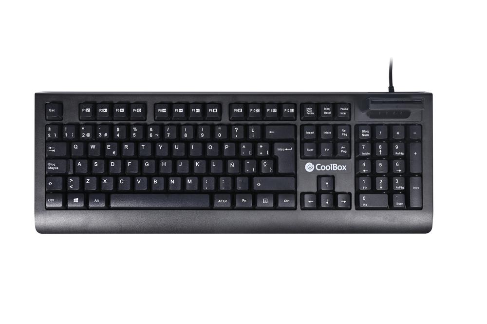 TECLADO COOLBOX CON LECTOR DNIIe 4.0 COO-TEC04DNI