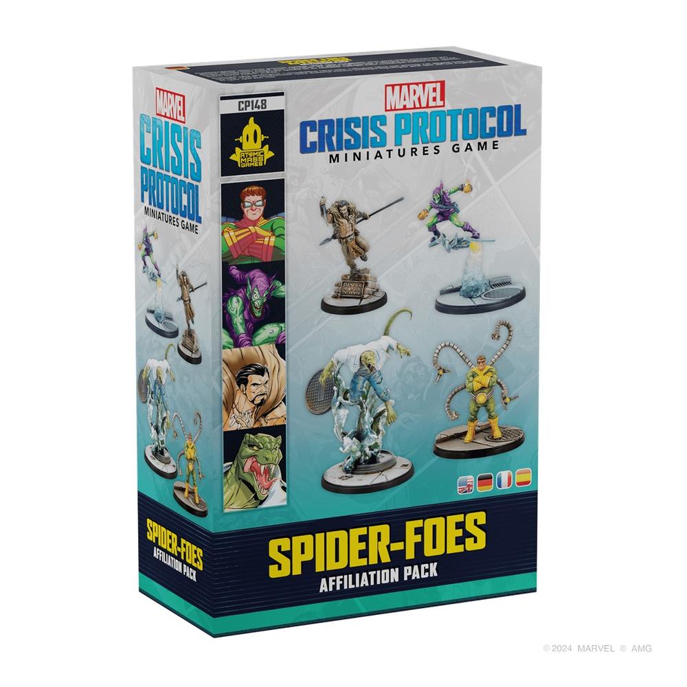 JUEGO DE MESA MARVEL CRISIS PROTOCOL SPIDER-FOES AFFILIATION PACK EDAD RECOMENDADA 14 AÑOS