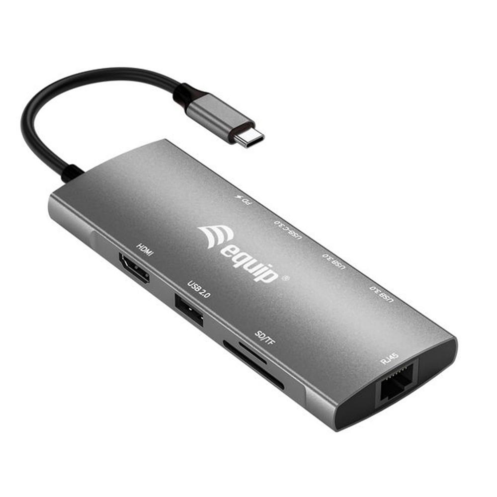 DOCKING STATION EQUIP USB TIPO C 9 EN 1