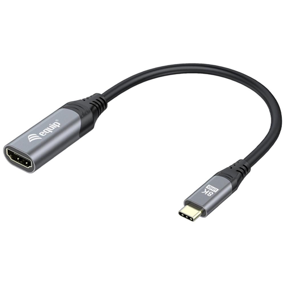 CABLE USB TIPO C A HDMI EQUIP 2.1 8K MACHO-HEMBRA 0.15M