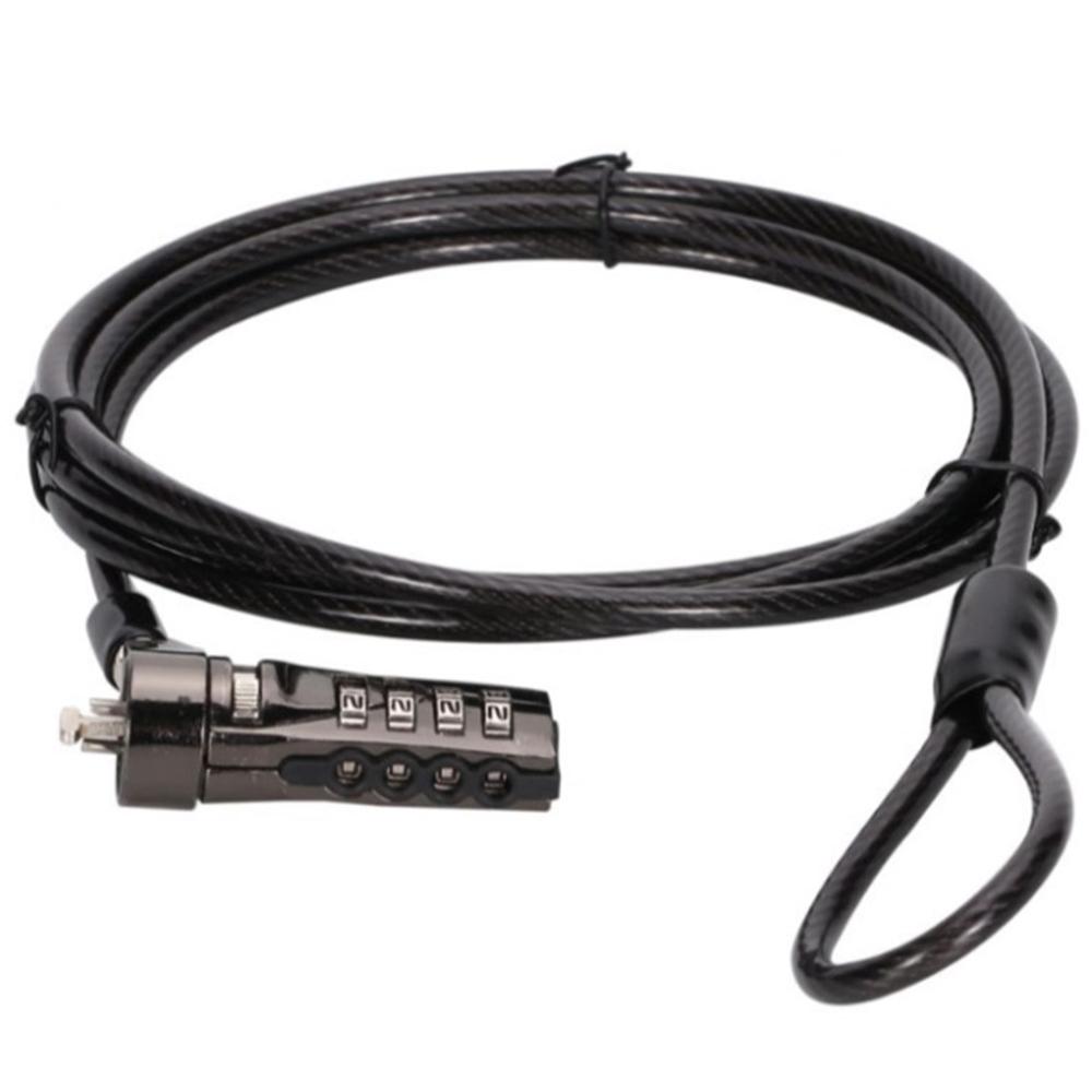CABLE SEGURIDAD CONCEPTRONIC COMBINACION 4 DIGITOS PARA PORTATILES 1.8M