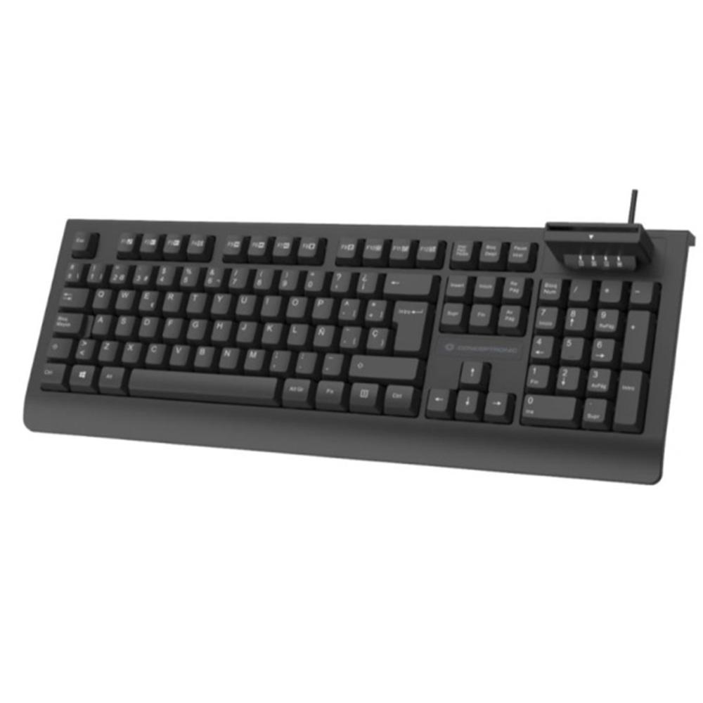 TECLADO CONCEPTRONIC KAYNE01ES LECTOR DNIE USB