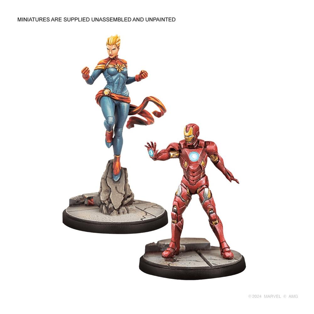 JUEGO DE MESA MARVEL CRISIS PROTOCOL AVENGERS AFFILIATION PACK EDAD RECOMENDADA 14 AÑOS