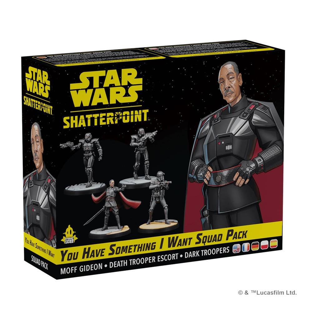 JUEGO DE MESA STAR WARS SHATTERPOINT YOU HAVE SOMETHING I WANT SQUAD PACK EDAD RECOMENDADA 14 AÑOS