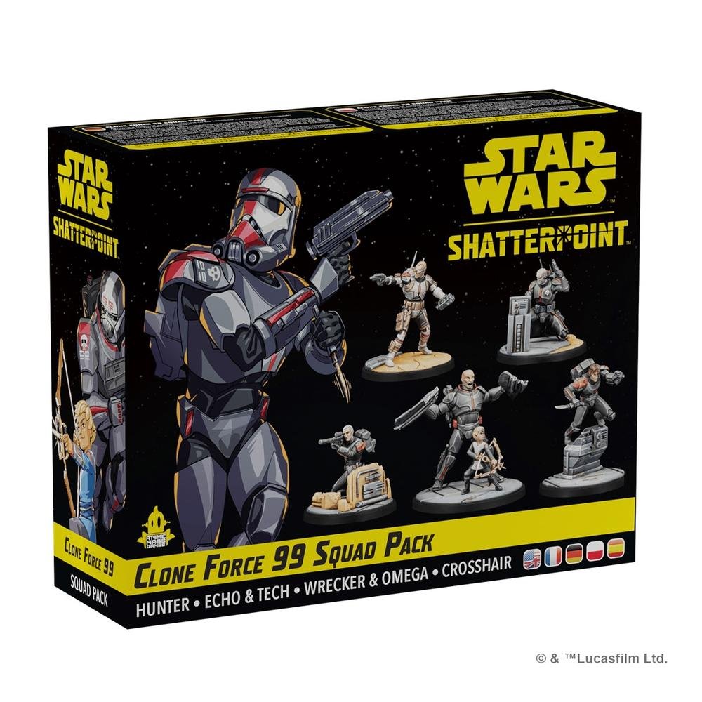 JUEGO DE MESA CLONE FORCE 99 SQUAD PACK EDAD RECOMENDADA 14 AÑOS