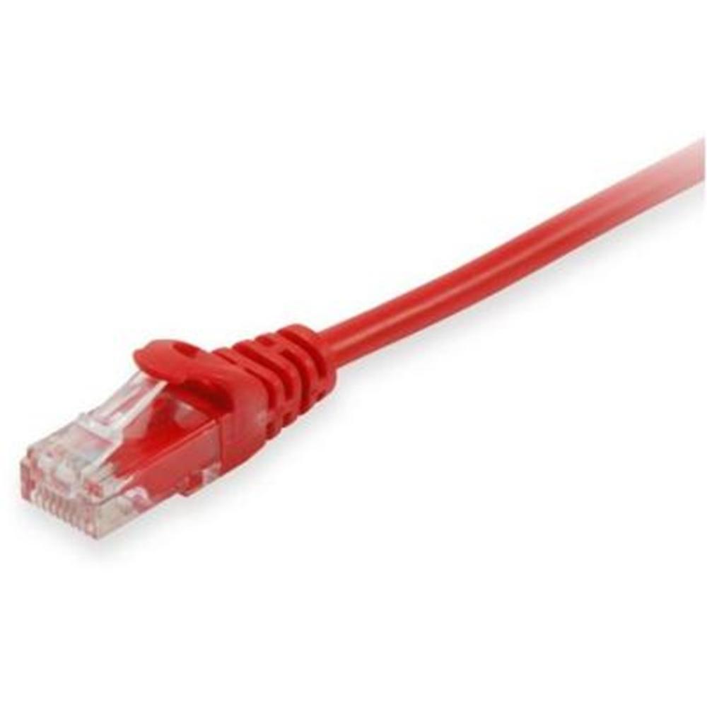 CABLE DE RED EQUIP LATIGUILLO RJ45 U/UTP CAT6A 0.5M ROJO