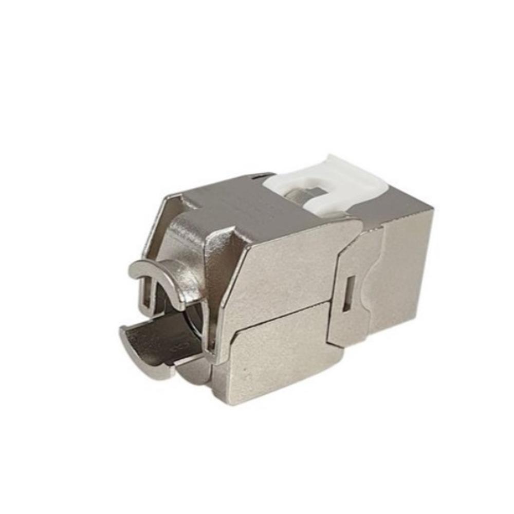 KIT 8 UDS EQUIP CONECTOR HEMBRA RJ45 FTP CAT 8.1 PANEL KEYSTONE