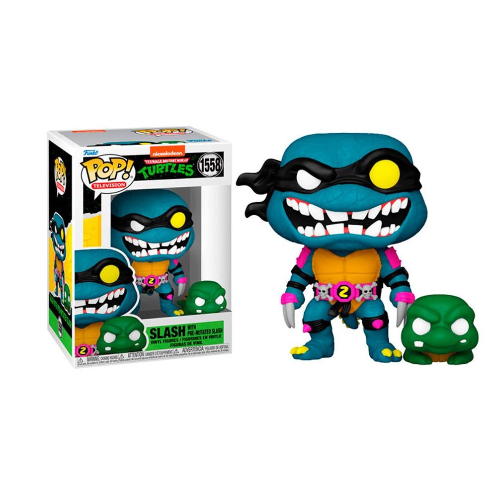FUNKO POP TORTUGAS NINJA MUTANTES SLASH & PRE-MUTANTE BUDDY 78048