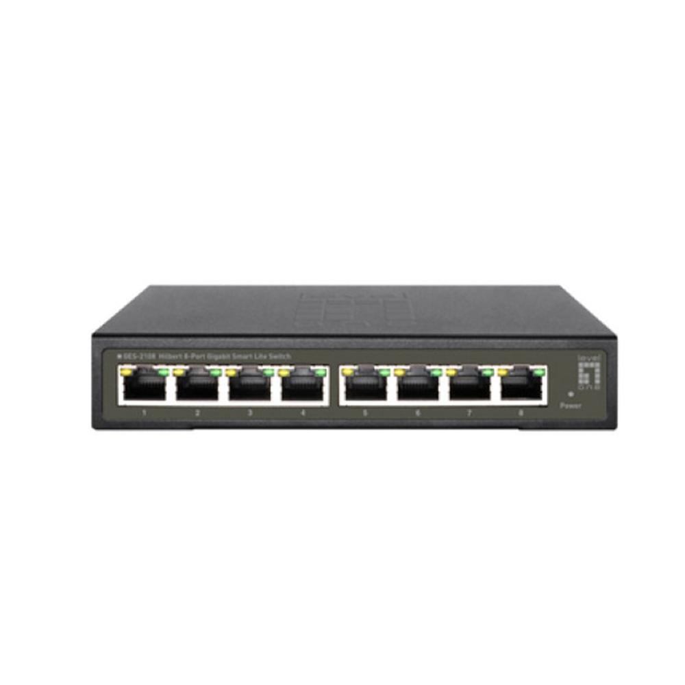 SWITCH LEVEL ONE GES-2108 8 PUERTOS