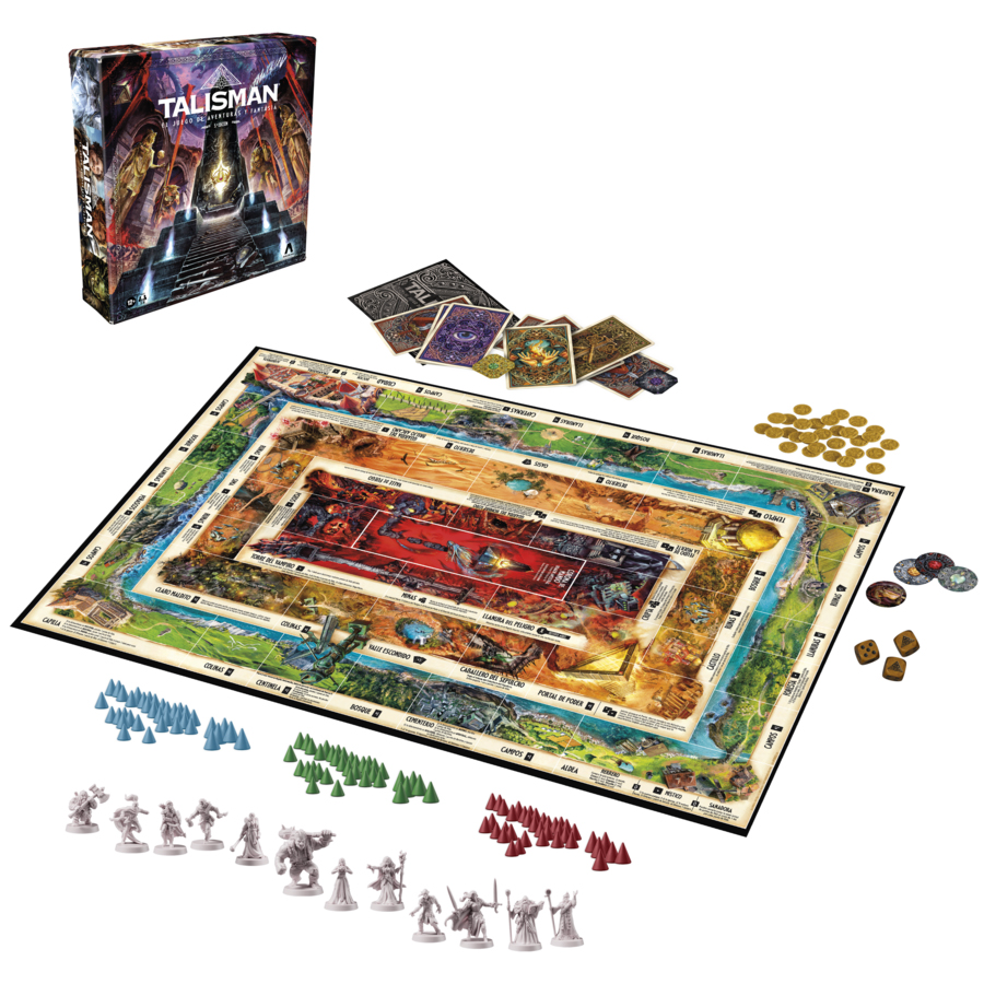 JUEGO DE MESA HASBRO TALISMAN: EL JUEGO DE AVENTURAS Y FANTASIA