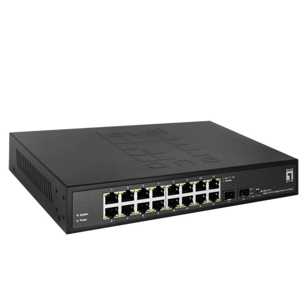 SWITCH LEVEL ONE GES-2118 18 PUERTOS