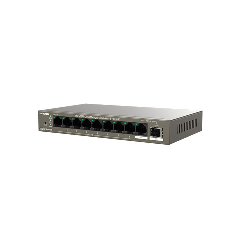 SWITCH IP-COM G2210P-8-102W 10 PUERTOS