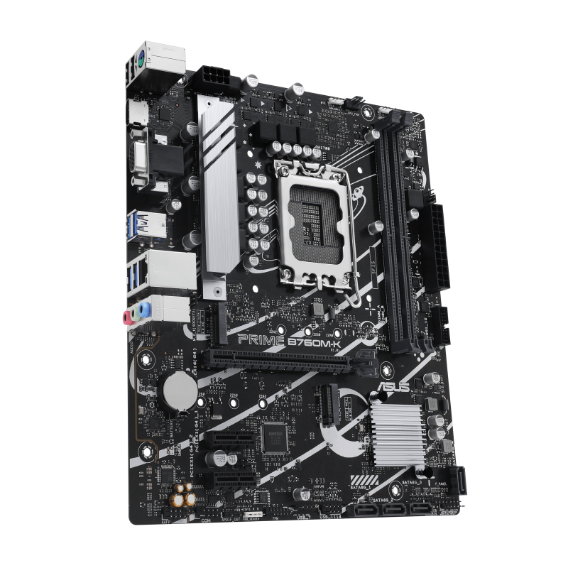 PLACA BASE ASUS INTEL PRIME B760M-K SOCKET 1700 DDR5 X2 MAX 96GB HDMI D-SUB mATX