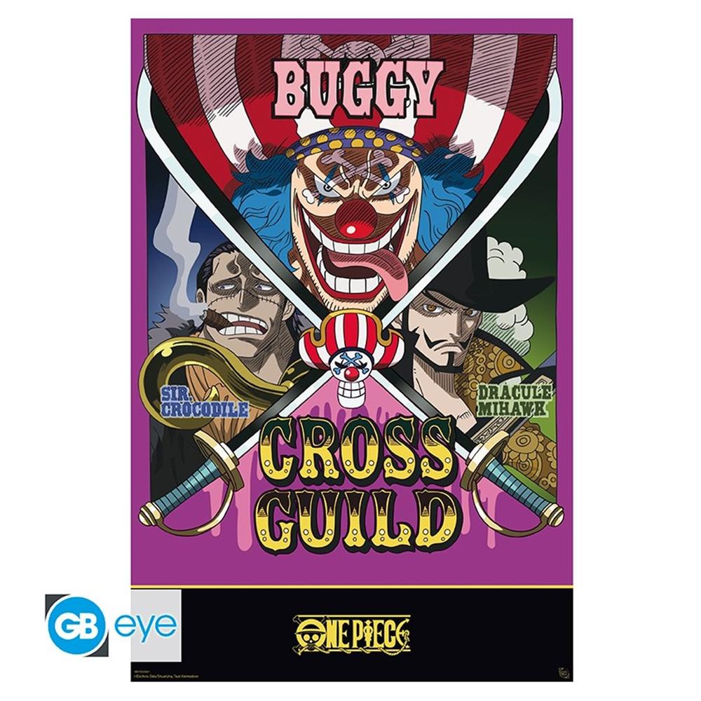 POSTER GB EYE MAXI ONE PIECE WANTED CROSS GUILD