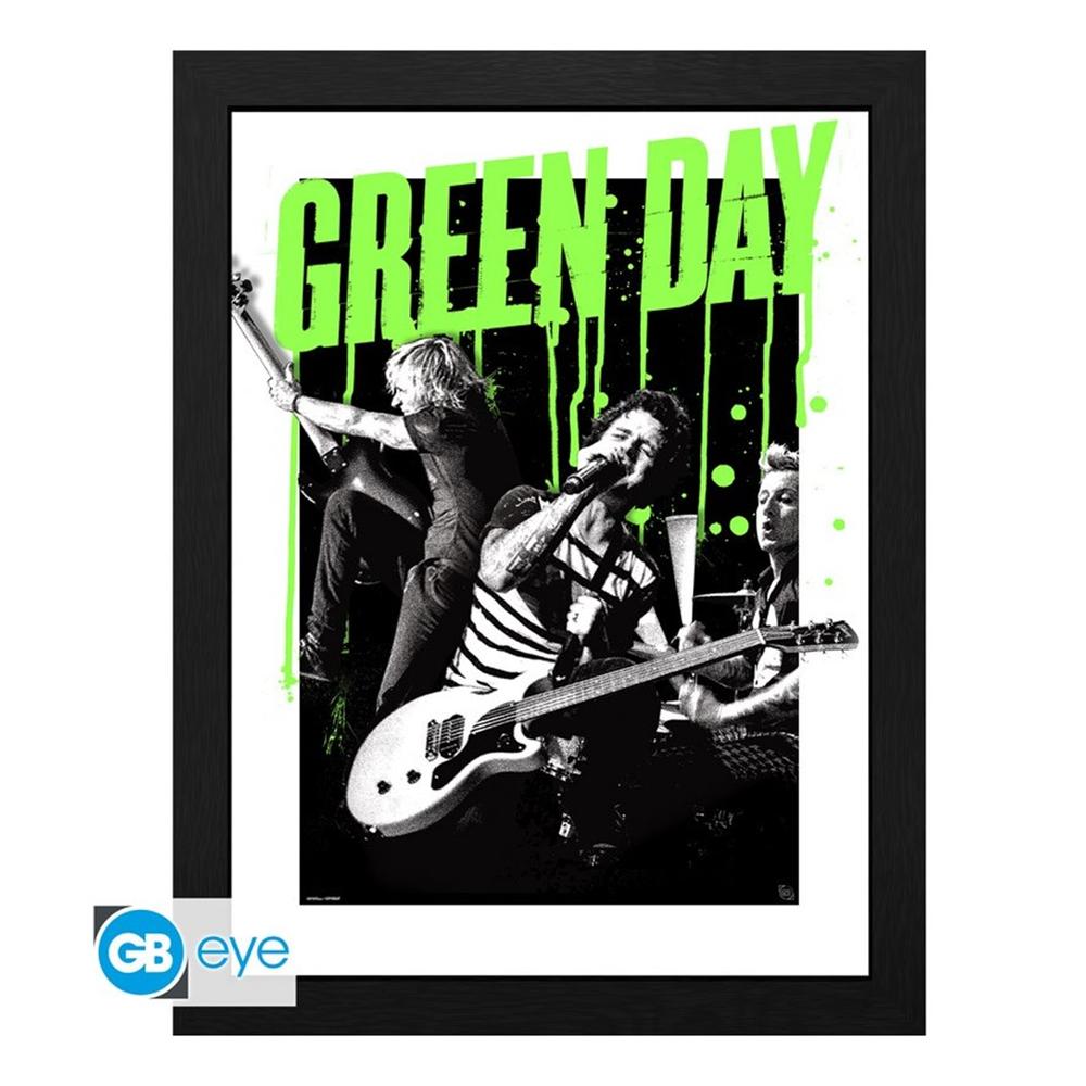 IMPRESION ENMARCADA GB EYE GREEN DAY LIVE