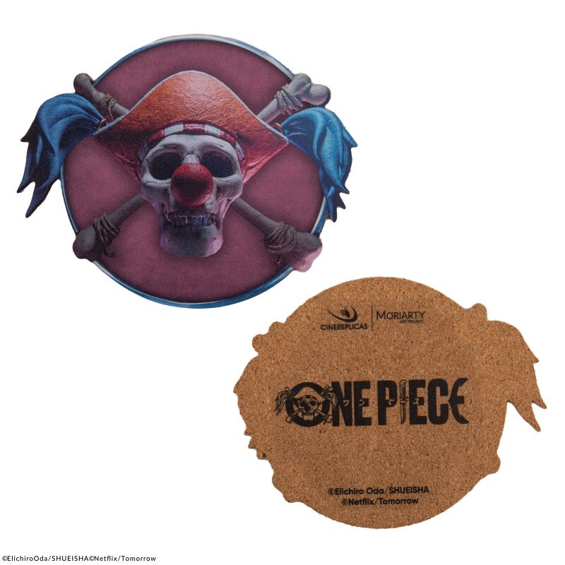 SET 4 POSAVASOS CINEREPLICAS ONE PIECE #1