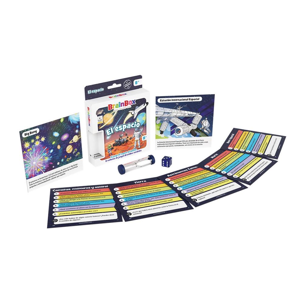 JUEGO DE MESA BRAINBOX POCKET EL ESPACIO EDAD RECOMENDADA 8 AÑOS