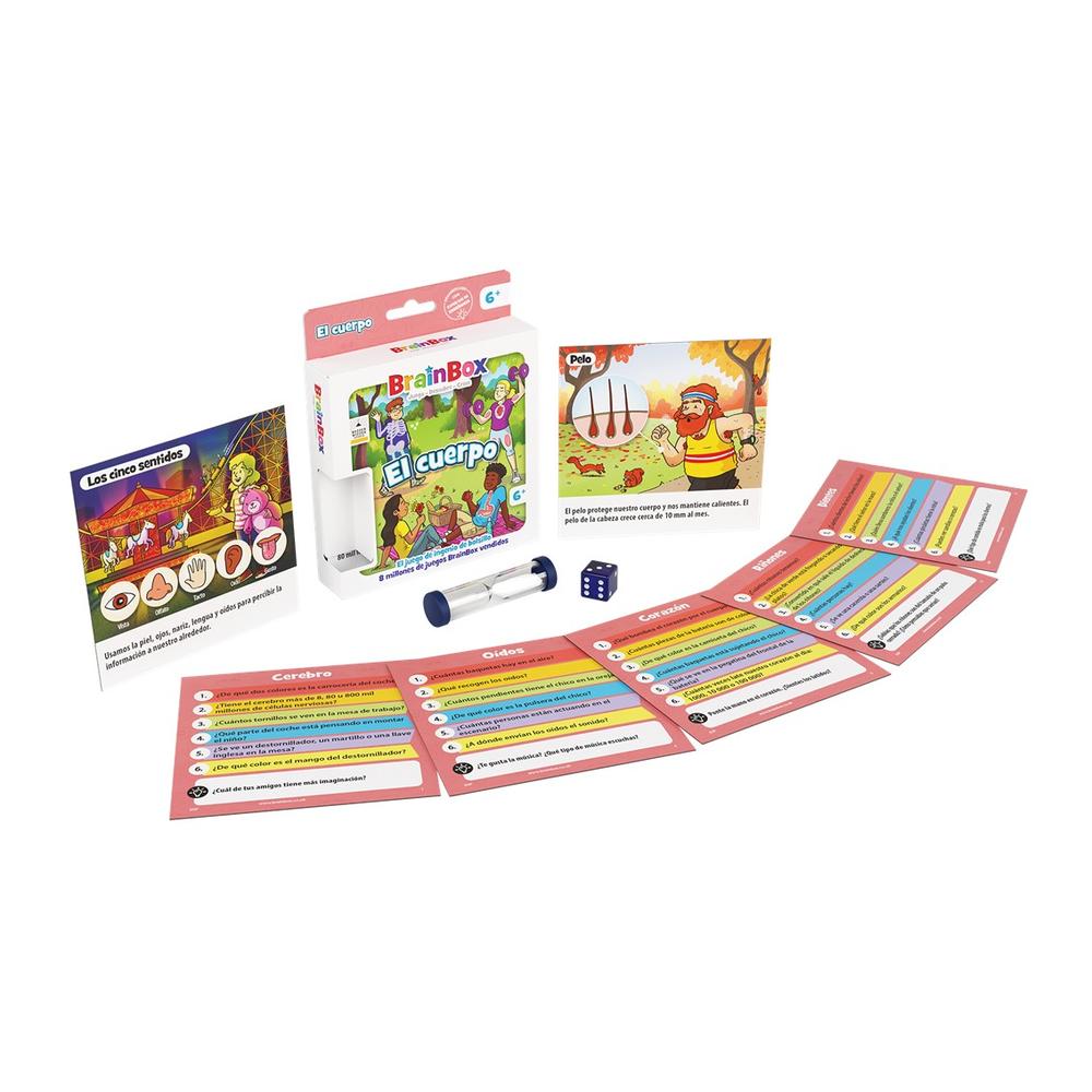 JUEGO DE MESA BRAINBOX POCKET EL CUERPO EDAD RECOMENDADA 6 AÑOS