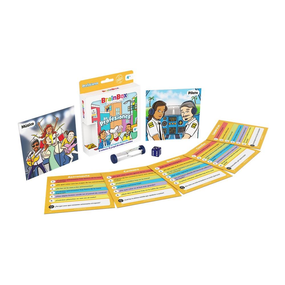 JUEGO DE MESA BRAINBOX POCKET PROFESIONES EDAD RECOMENDAD 4 AÑOS