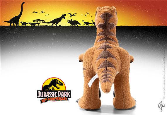 PELUCHE THE NOBLE COLLECTION JURASSIC PARK VELOCIRAPTOR