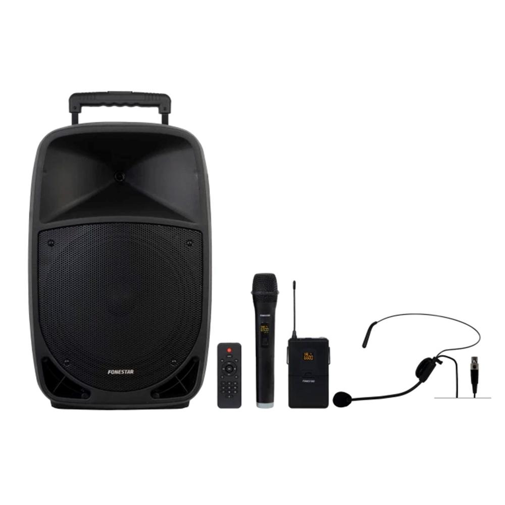 ALTAVOZ PORTATIL CON MICROFONO FONESTAR MALIBU-312 / 50W RMS