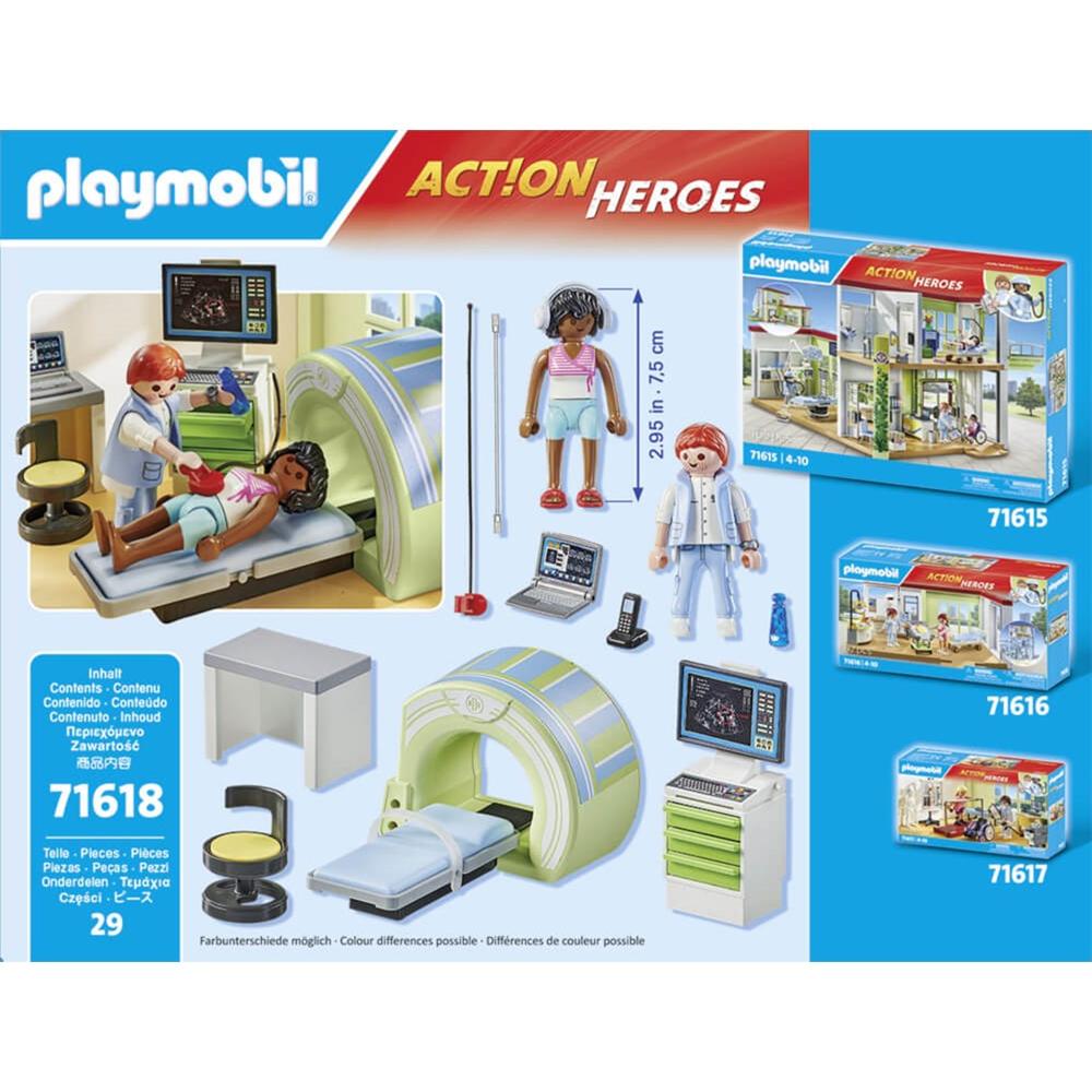 PLAYMOBIL ACTION HEROES: RESONANCIA CON PACIENTE
