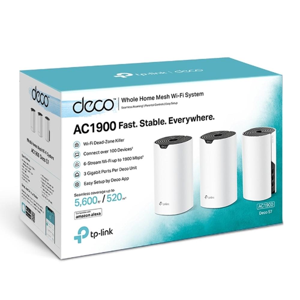 WIFI MESH TP LINK DECO S7 AC1900 PACK 3 UNIDADES