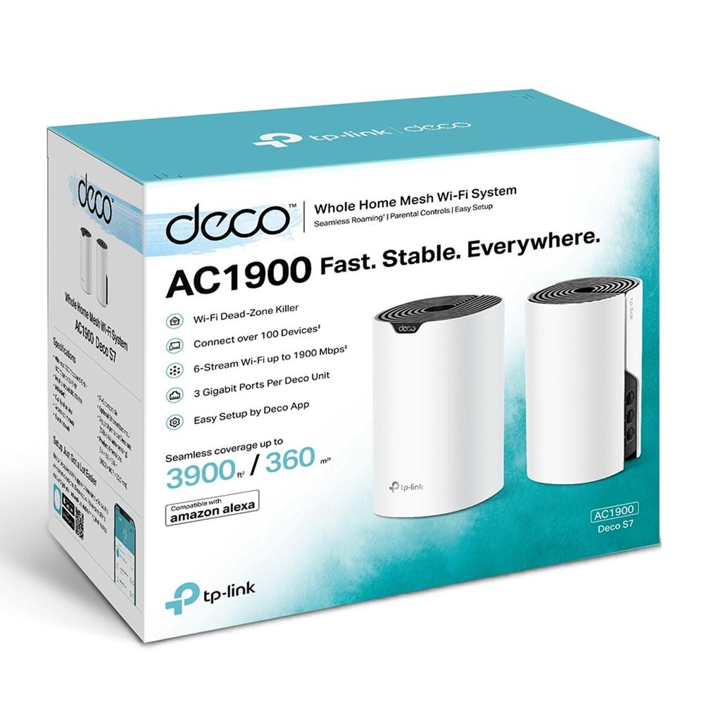WIFI MESH TP LINK DECO S7 AC1900 PACK 2 UNIDADES