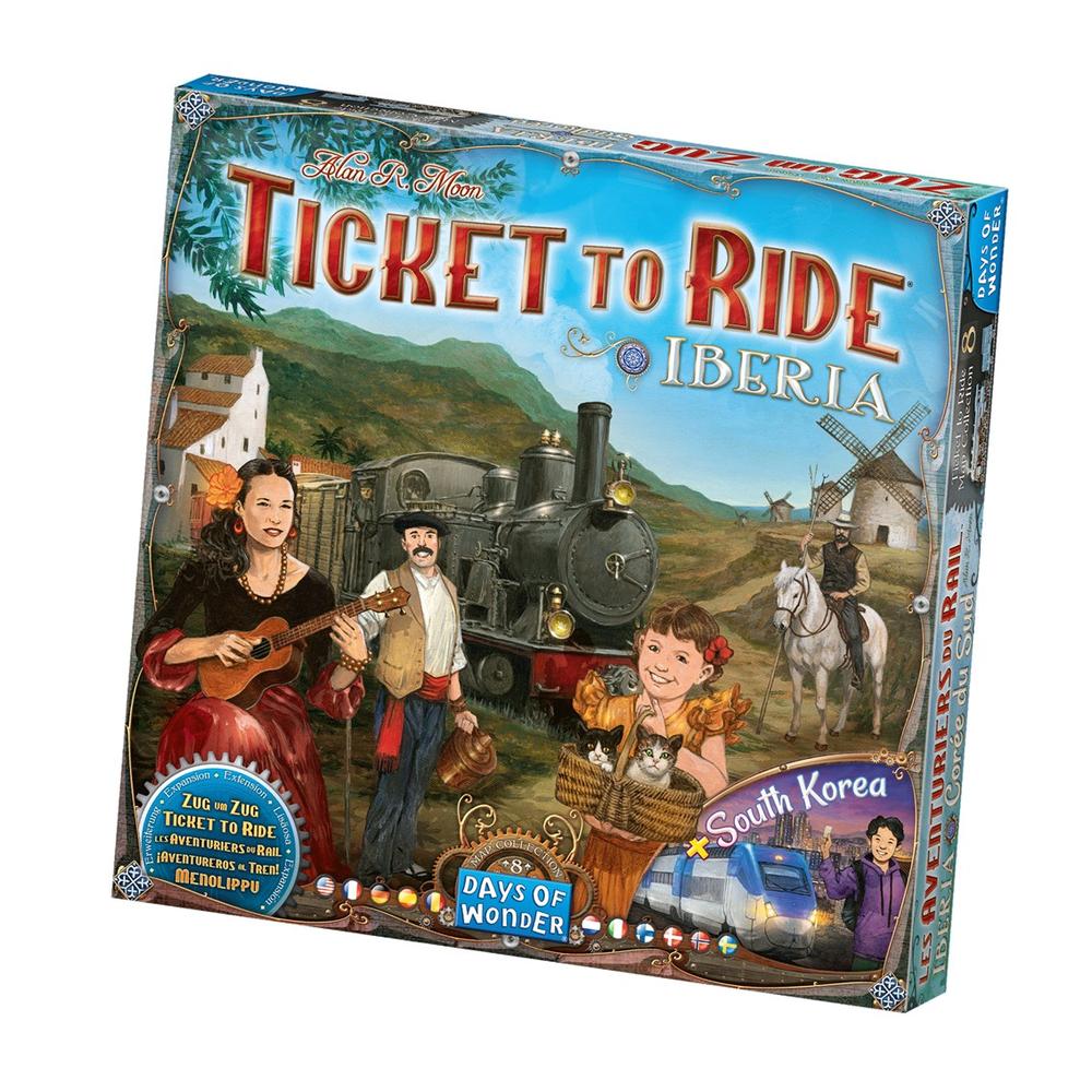 JUEGO DE MESA ¡AVENTUREROS AL TREN! IBERIA Y COREA DEL SUR EDAD RECOMENDADA 8 AÑOS
