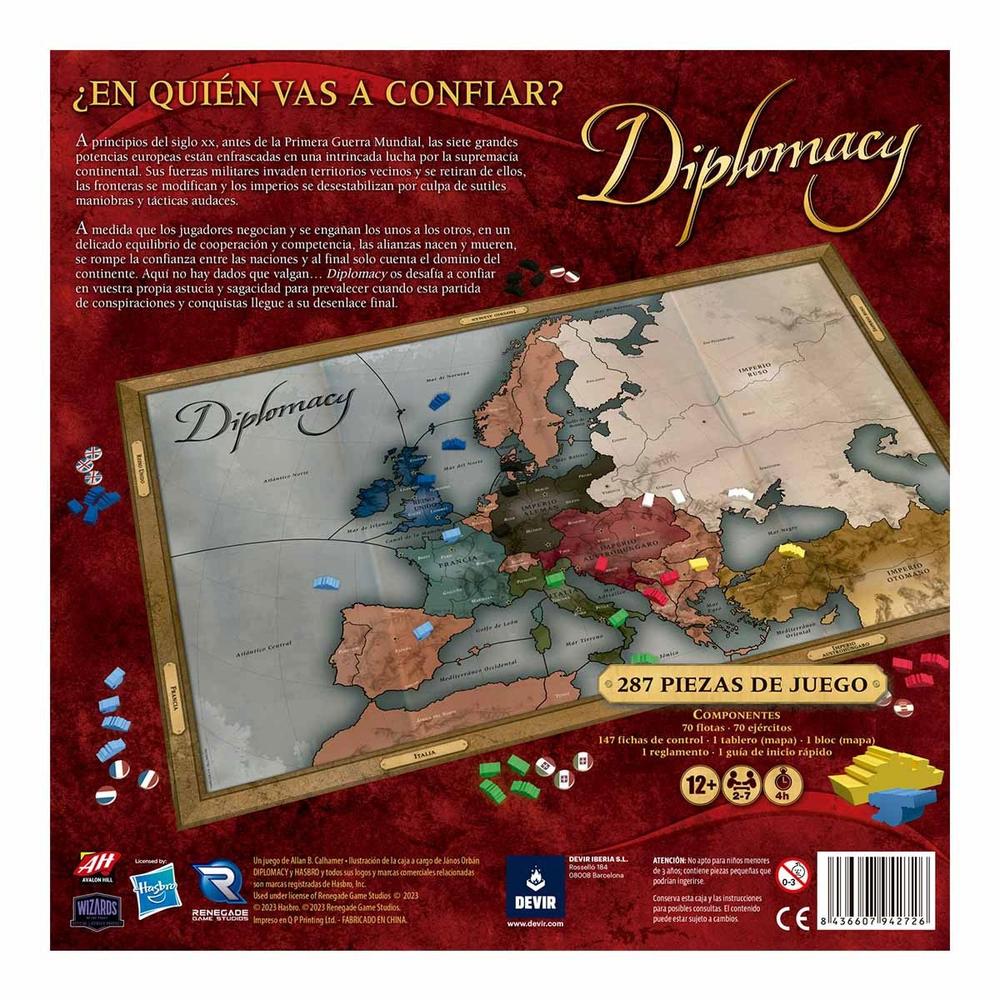 JUEGO DE MESA DEVIR DIPLOMACY