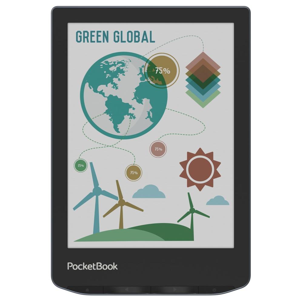 LIBRO ELECTRONICO EBOOK POCKETBOOK VERSE PRO COLOR EREADER 6" 16 GB STORMY SEA
