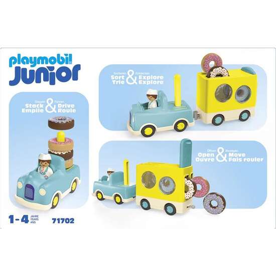 PLAYMOBIL JUNIOR CAMIÓN DE DONUT