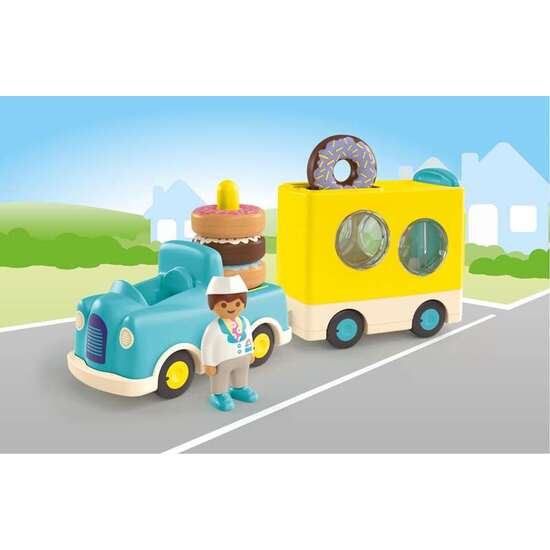 PLAYMOBIL JUNIOR CAMIÓN DE DONUT