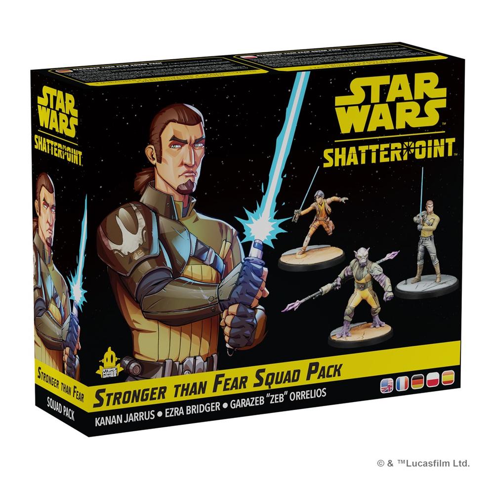 JUEGO DE MESA STAR WARS SHATTERPOINT STRONGER THAN FEAR SQUAD PACK EDAD RECOMENDADA 14 AÑOS