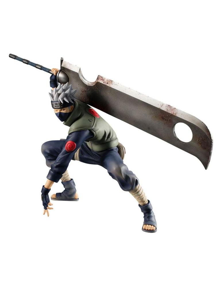 FIGURA MEGAHOUSE GEM SERIES NARUTO KAKASHI HATAKE GREAT NINJA WAR 15TH ANNIVERSARY