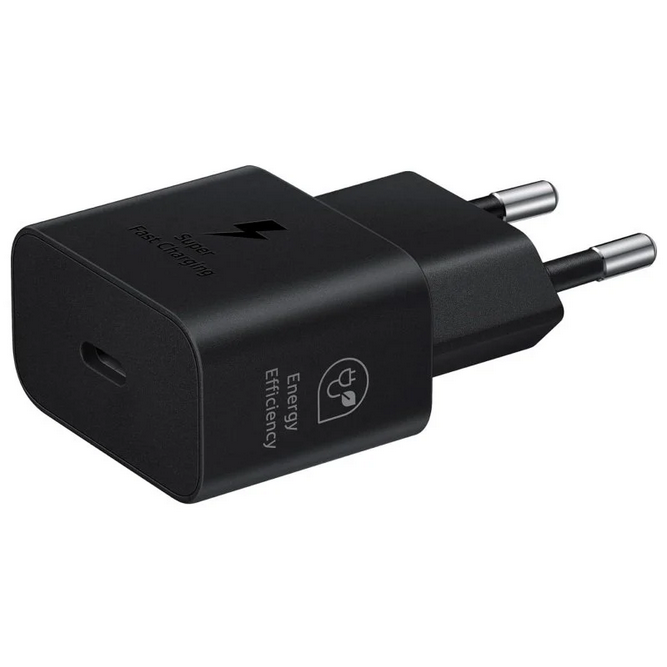 CARGADOR SAMSUNG EP-T2510NBEGEU USB TIPO C NEGRO 25W / CABLE NO INCLUIDO