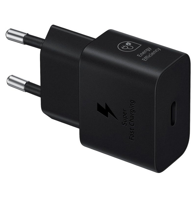 CARGADOR SAMSUNG EP-T2510NBEGEU USB TIPO C NEGRO 25W / CABLE NO INCLUIDO