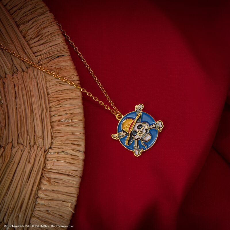 COLLAR CINEREPLICAS ONE PIECE MONKEY D. LUFFY LOGO