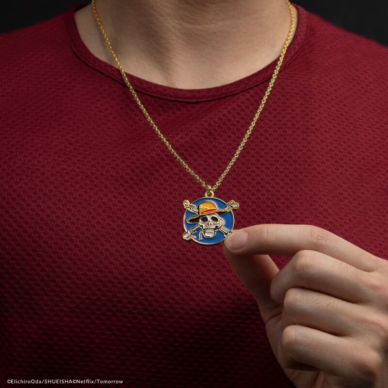 COLLAR CINEREPLICAS ONE PIECE MONKEY D. LUFFY LOGO