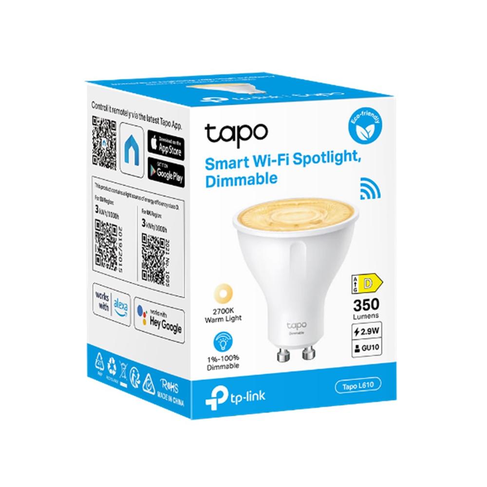BOMBILLA INTELIGENTE WIFI TP-LINK TAPO L610 GU10
