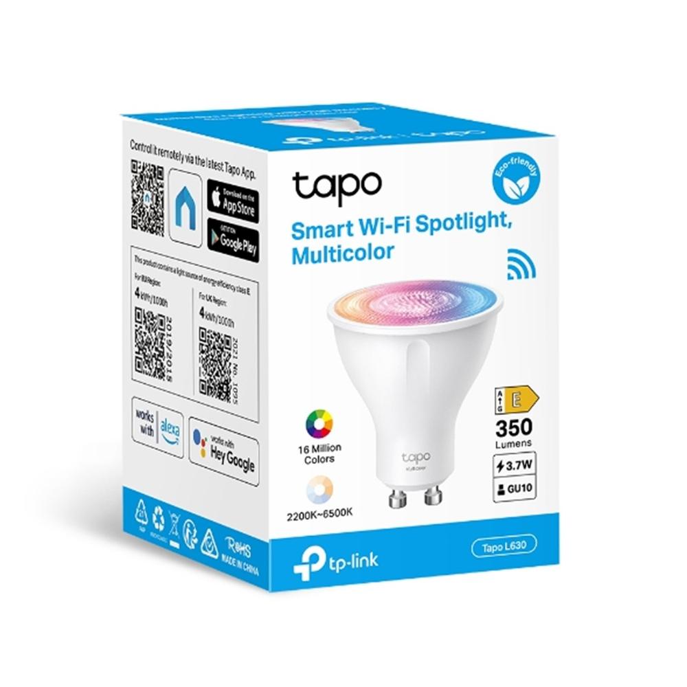 BOMBILLA INTELIGENTE WIFI TP-LINK TAPO L630 GU10 MULTICOLOR