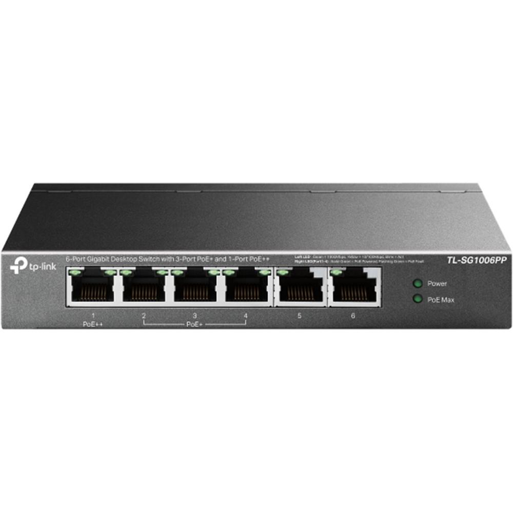 SWITCH TP-LINK TL-SG1006PP 6 PUERTOS