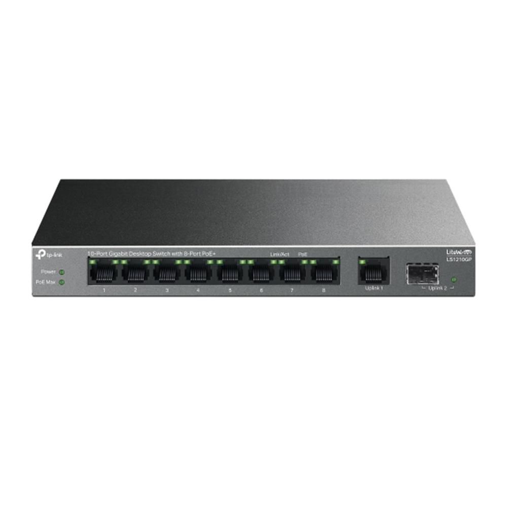 SWITCH TP-LINK LS1210GP 10 PUERTOS