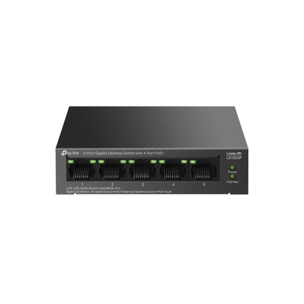 SWITCH TP-LINK LS105GP 5 PUERTOS