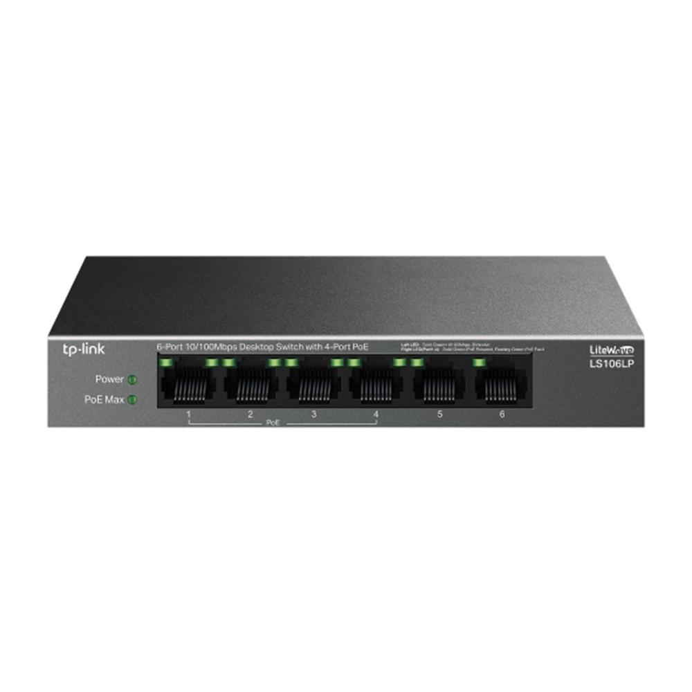 SWITCH TP-LINK LS106LP 6 PUERTOS