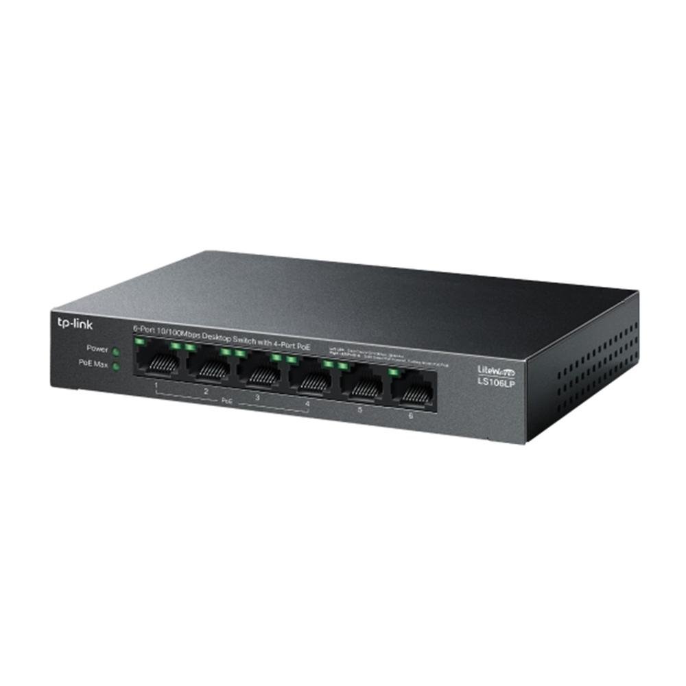 SWITCH TP-LINK LS106LP 6 PUERTOS