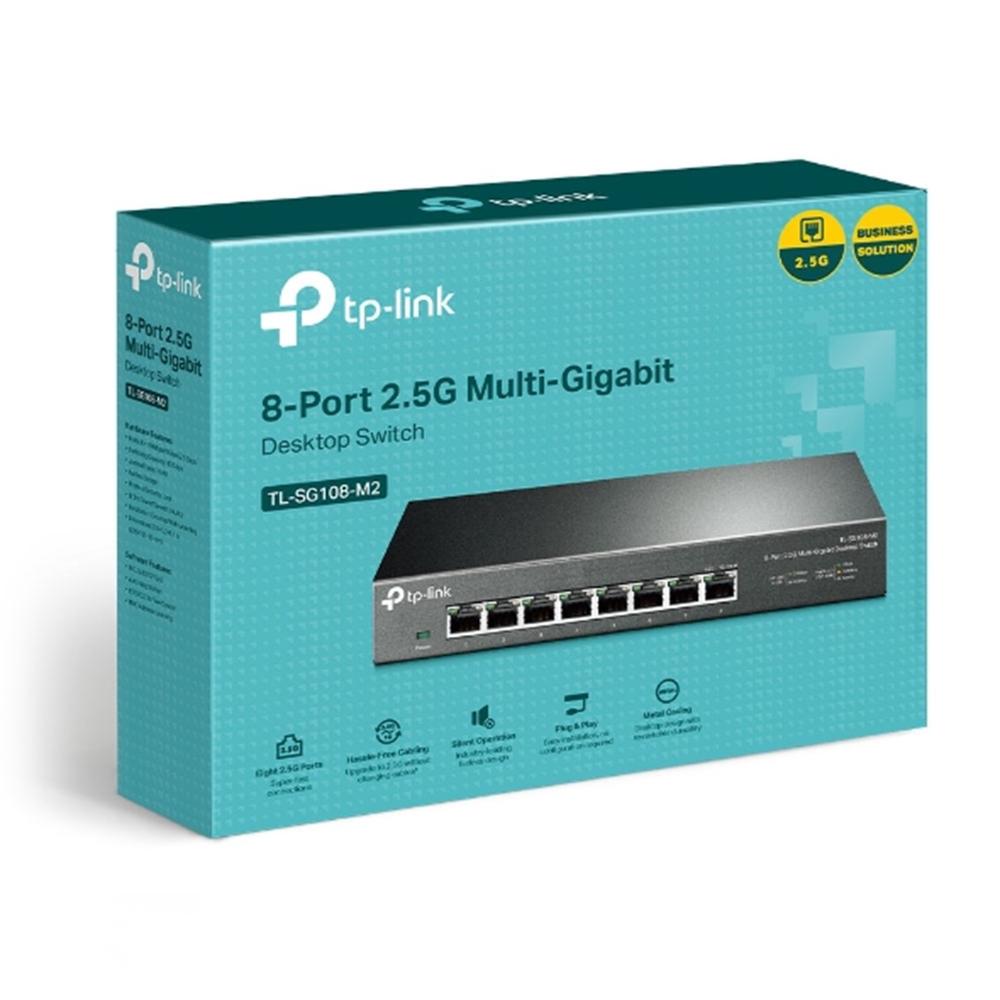 SWITCH TP-LINK TL-SG108-M2 8 PUERTOS