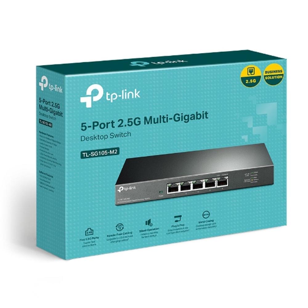 SWITCH TP-LINK TL-SG105-M2 5 PUERTOS